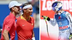 Reakce na Nadalův konec: Djokovič se loučil fotkou ve vířivce, Ledecká brečela