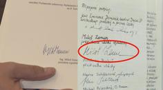 Proč vypadá Zemanův podpis jinak? Odborníci na písmo odpověděli