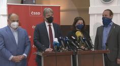 Sestřih mimořádné tiskové konference ČSSD