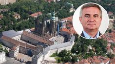 Část Hradu je uzavřena, kancléř Mynář tam slaví narozeniny