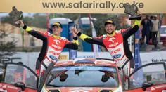 Prokop zajel životní výsledek ve WRC2. V Keni ho v cíli vítali domorodci