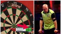 Šipkařský rozhodčí hrubě chyboval: Van Gerwen tak zavíral špatnou hodnotu