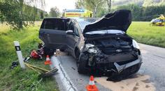 Tragická nehoda na jihu Čech. Po srážce s autem zemřel motorkář