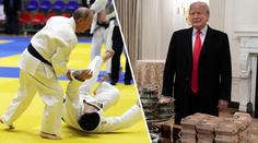 Trumpa přeměřili lékaři. Je to tlusťoch. Zato Putin trénuje judo
