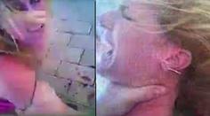 Ukradla boty: Policista mlátil hlavou zlodějky o chodník! VIDEO