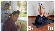 Ronaldo šel do výzvy, to překonáte! A kdo se mu teď stará o vlasy?