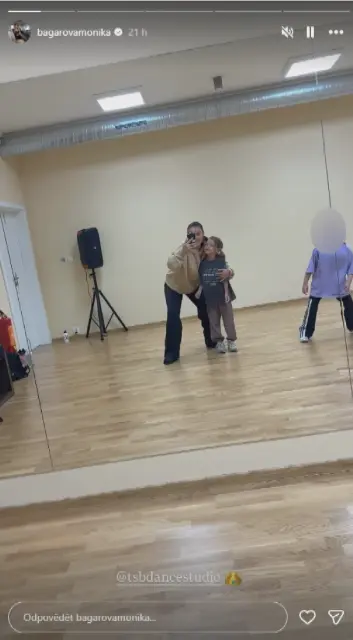 Instagramový příspěvek Moniky Bagárové