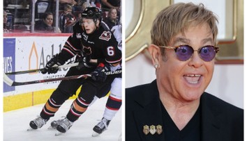 Mami, volá Elton John! Hráče NHL, jenž přiznal, že je gay, podpořil známý zpěvák