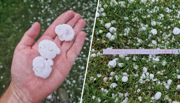 Na jihu Čech udeřila mimořádně silná bouře. Hrozí až 5centimetrové kroupy