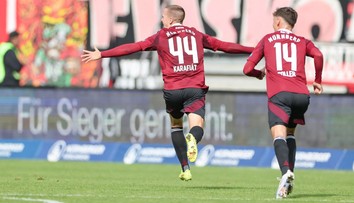 Karafiát dal první gól za Norimberk. V závěru rozhodl o těsné výhře
