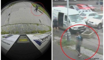 Muž osahával dívky na strahovské koleji. Policie ukázala nové video