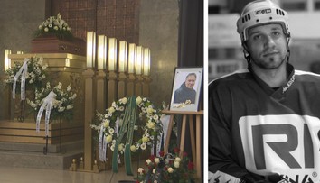 Poslední rozloučení s Kloučkem začalo v symbolický čas. Přišla řada osobností