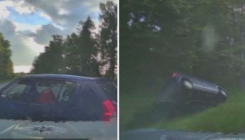 VIDEO: Dacia ujížděla policii rychlostí skoro 200 km/h. Zastavili ji PIT manévrem