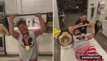 UFC šampion Henry Cejudo doma posiluje s náčiním za milióny korun