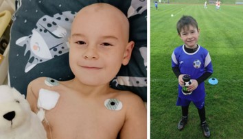 Malý fotbalista Matýsek (7) má těžký nádor na mozku. Rodina žádá o pomoc