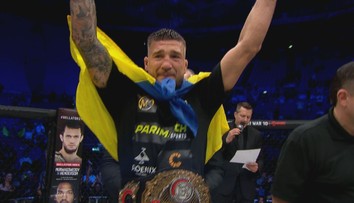 Pás z válečné zóny zůstává na Ukrajině. Titul na Bellatoru obhájil Amosov