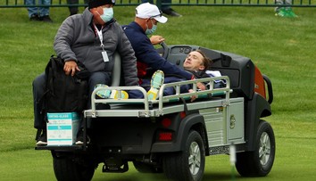Hvězdný herec z Harryho Pottera zkolaboval při golfu. Skončil v nemocnici