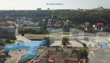 Železnice mezi Veleslavínem a Ruzyní se konečně dočkala vizualizace