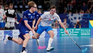 Florbaloví junioři se vytouženého zlata nedočkali. S Finskem padli v prodloužení