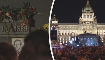 SLEDUJEME ON-LINE výročí 17. listopadu: Že vás hanba nefackuje, obořil se Klaus ml. na demonstranty