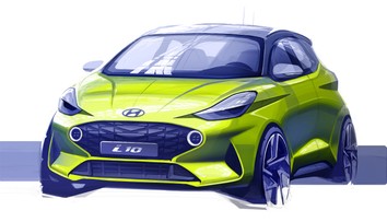 Hyundai přitvrzuje. Nová generace i10 vypadá na první skice drsně