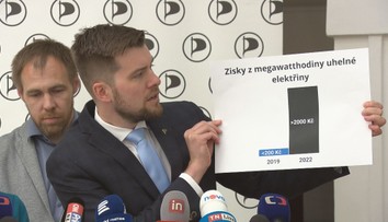 Piráti chtějí zdanit uhlobarony. Peníze plánují využít na sociální účely