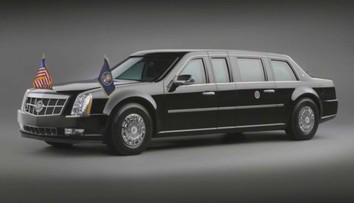 Trump vyzkoušel Bestii: Pancéřované auto má i zbraně!