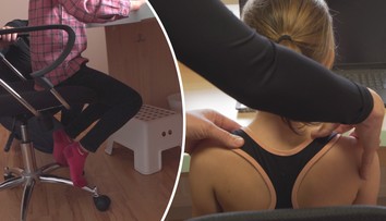 Takhle vypadají rizikové polohy u počítače! Děti při nich trpí bolestmi