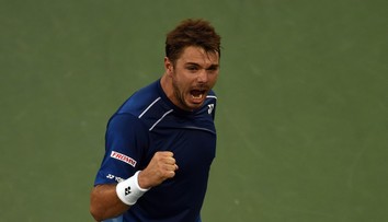 Švýcarský tenista Wawrinka slaví, na party pozval imaginární kámoše