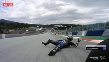 Viňales vyskočil z motorky při 215 km/h! Předešel tragédii, nebrzdila