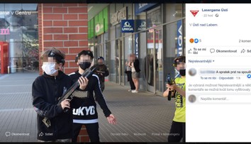 Po Ústí běhaly děti s atrapami zbraní. Nic protizákonného, rozhodla policie