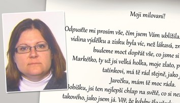 Petra (34) se chce zabít! Nechala tenhle dopis na rozloučenou