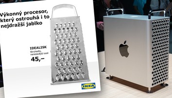 Apple představil nový počítač za statisíce. IKEA se mu vysmála