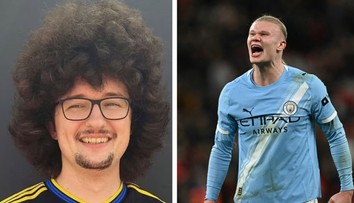 Manchester City si utahuje z vlasatého fanouška United. Využil Haalanda