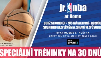 Zvedni se z gauče a udrž se ve formě díky projektu Jr. NBA at Home