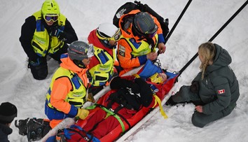 Další těžký pád na olympiádě. Tým lyžařky se ozval z nemocnice