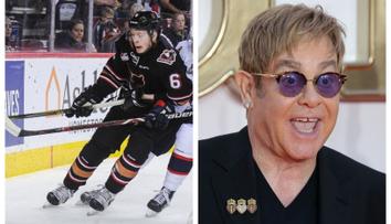 Mami, volá Elton John! Hráče NHL, jenž přiznal, že je gay, podpořil známý zpěvák