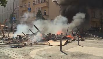 Násilné střety v Berlíně. Policie bojuje třetí den se squattery