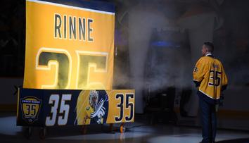 Pekka Rinne se dočkal velké pocty. Nashville poprvé v historii vyvěsil dres