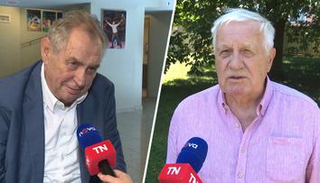 Pavel překročil Rubikon, míní Klaus. Žalobu bych nepodával, vyjádřil se Zeman
