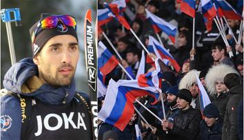 Ruští fanoušci: Fourcade, ty prase, kontrola ti najde doping!