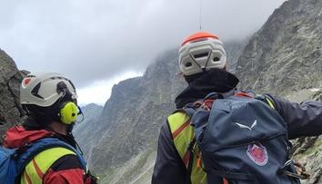 Muž v Tatrách uklouzl před očima partnerky. Padal 200 metrů, neměl šanci přežít