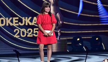 Gudasova dcerka se stala hvězdou Zlaté hokejky. Na pódiu rozesmála celý sál