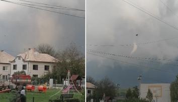 Na Slovensku řádilo tornádo. Poničilo domy a strhlo elektrické vedení