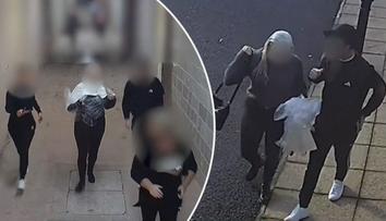 VIDEO: Zákazníci utíkali z kadeřnictví před policií, zachytila je kamera