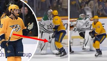 Provokatér v NHL: Gólmana udeřil hokejkou do rozkroku, pak se rval!