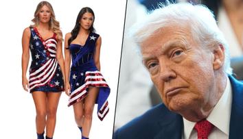 Dárek pro Trumpa? Krásky z UFC odhodily bikiny a oblékly americkou vlajku