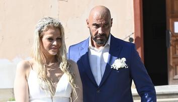 Charlotte Štiková se tajně vdala. V honosných šatech vypadala jako princezna