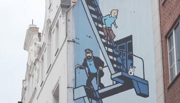 Brusel je hlavním městem komiksů. Fasády domů opravuje fascinujícím způsobem