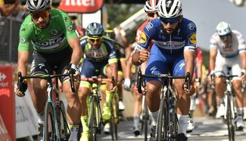 Sagan jen těsně druhý! Další vítězství slaví Kolumbijec Gaviria